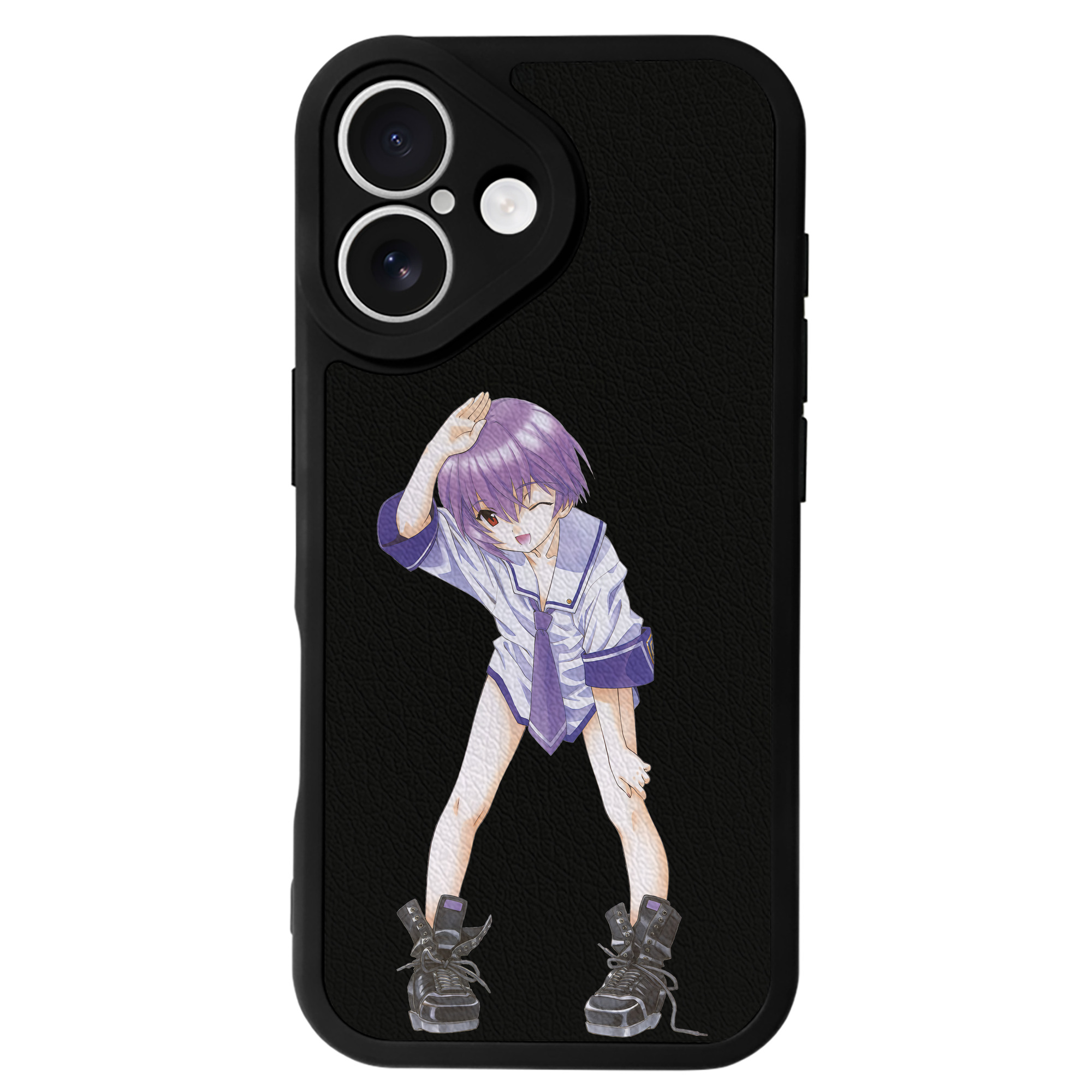 （画像用） EVA 新世紀エヴァンゲリオン 【iPhone 16シリーズ対応】シリコンスマホケース（レザー調） 材質：シリコン